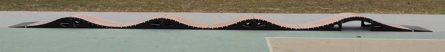 Pump track modulare ramoon rampe