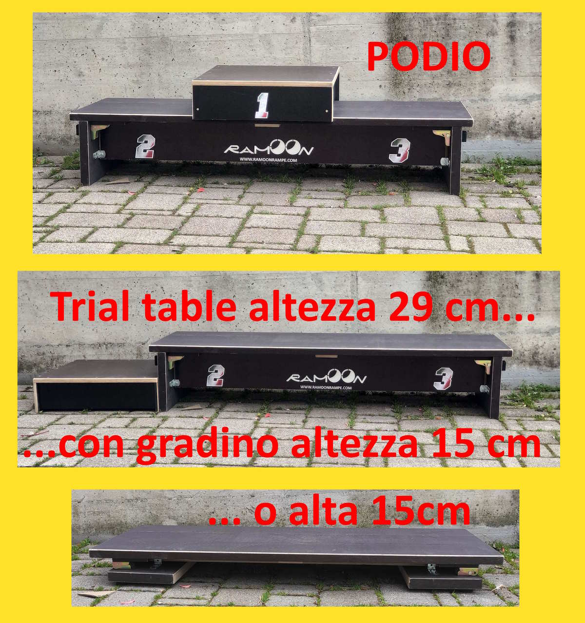 Trial table Podio TRIS