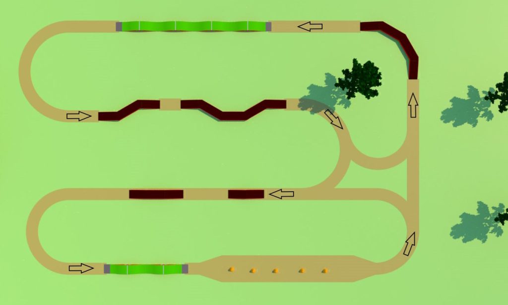 Kids bike track Ramoon rampe