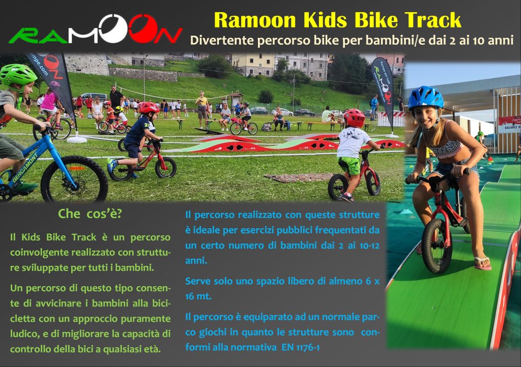 kids bike track Ramoon rampe